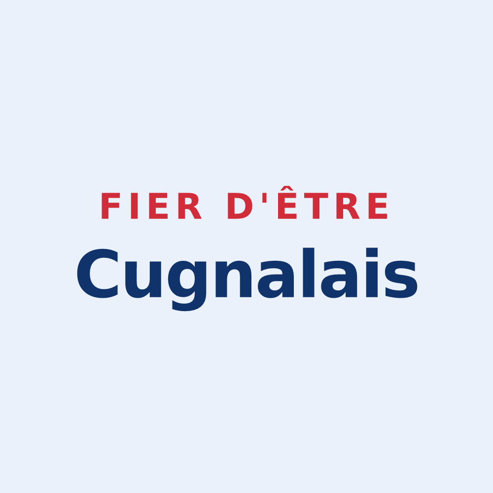 Sticker « Fier d'être Cugnalais » — design pour Cugnaux