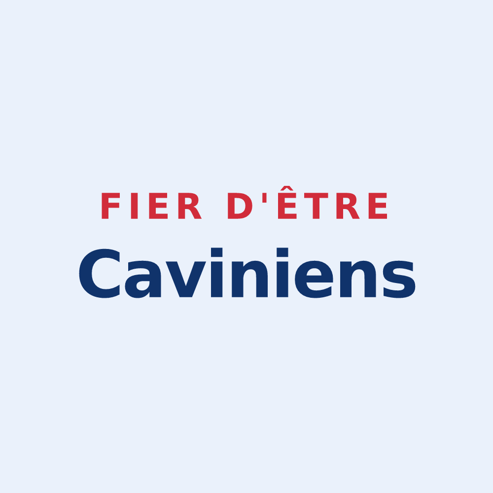 Sticker « Fier d'être Caviniens » — design pour Cugny