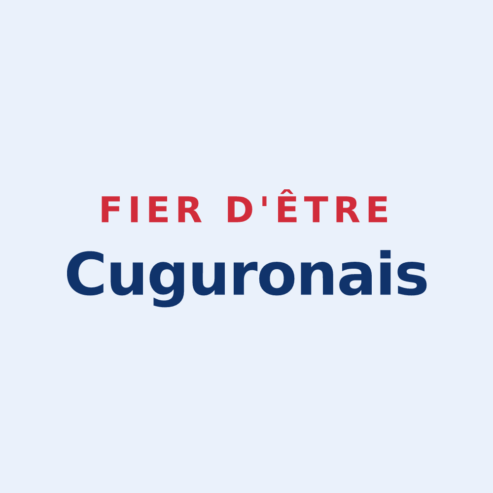 Sticker « Fier d'être Cuguronais » — design pour Cuguron
