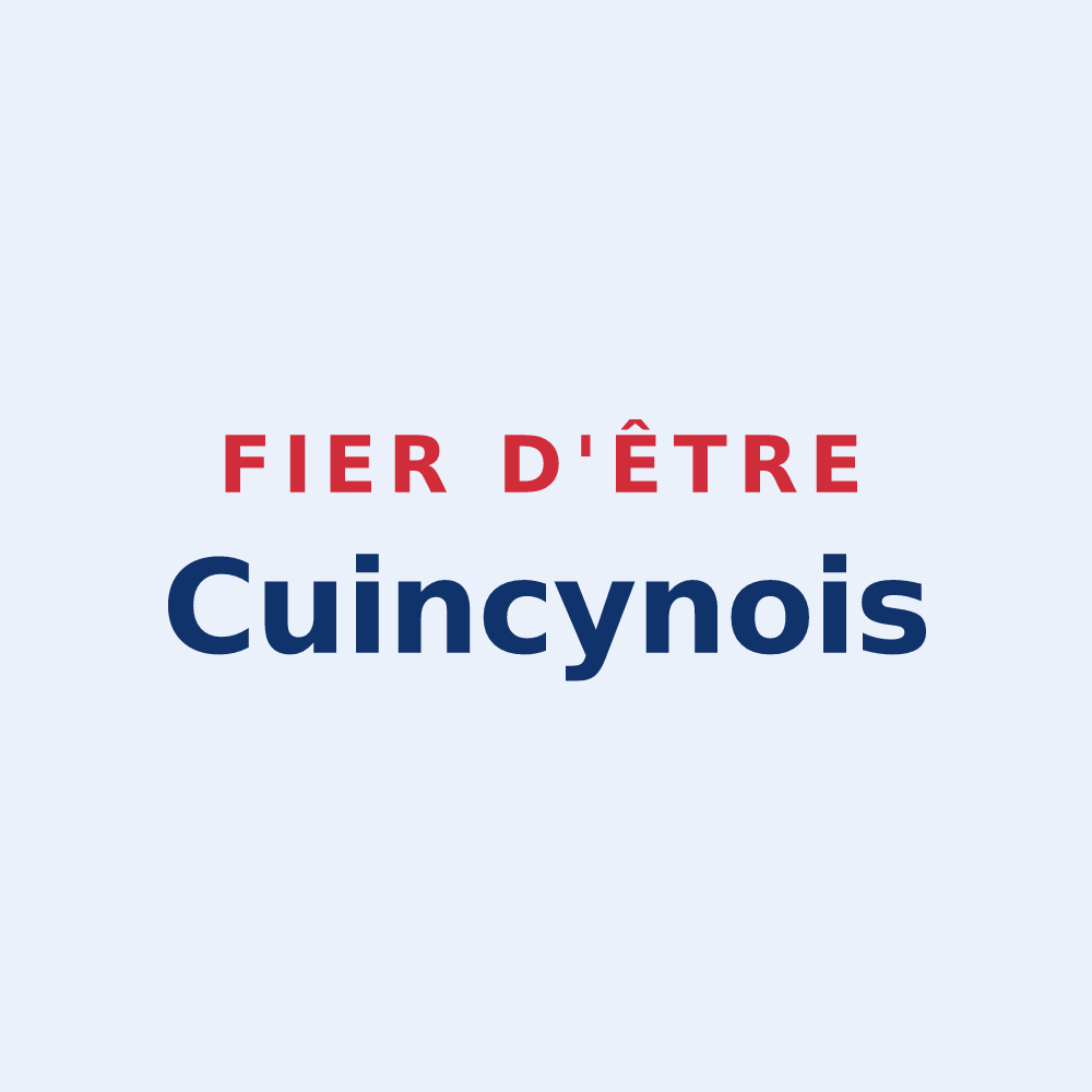 Sticker « Fier d'être Cuincynois » — design pour Cuinchy