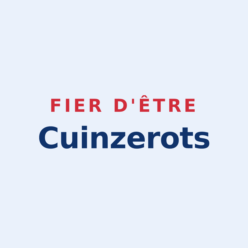 Sticker « Fier d'être Cuinzerots » — design pour Cuinzier