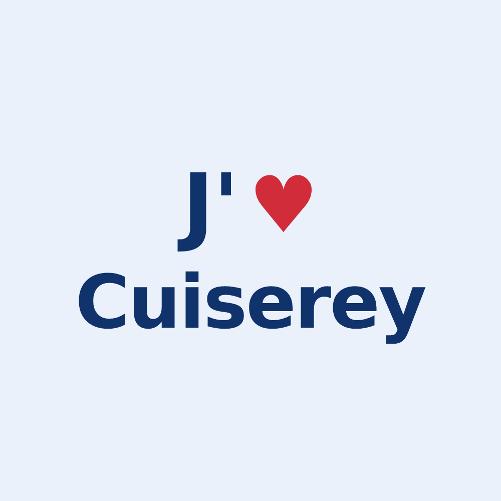 Sticker personnalisé Cuiserey — design J'aime Cuiserey