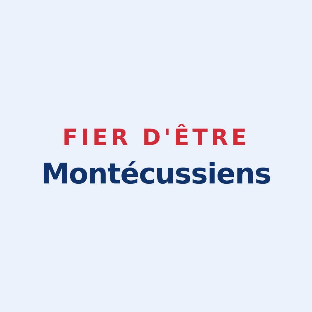 Sticker « Fier d'être Montécussiens » — design pour Cuisy-en-Almont