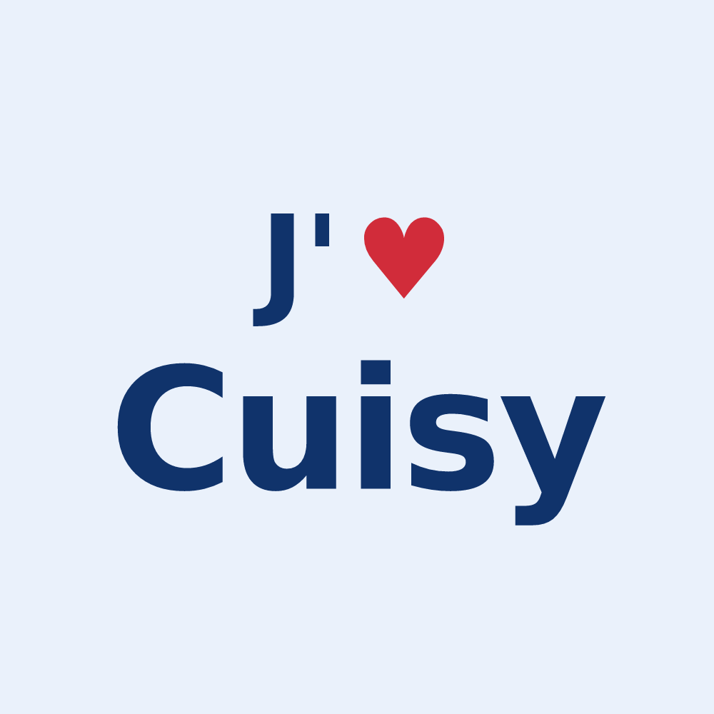 Sticker personnalisé Cuisy — design J'aime Cuisy