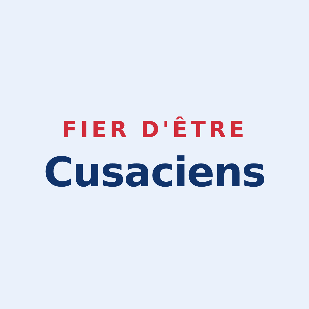 Sticker « Fier d'être Cusaciens » — design pour Cuisy