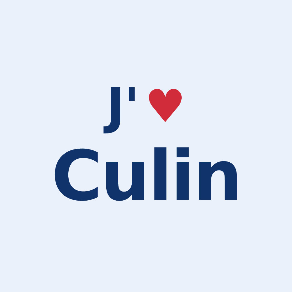 Sticker personnalisé Culin — design J'aime Culin