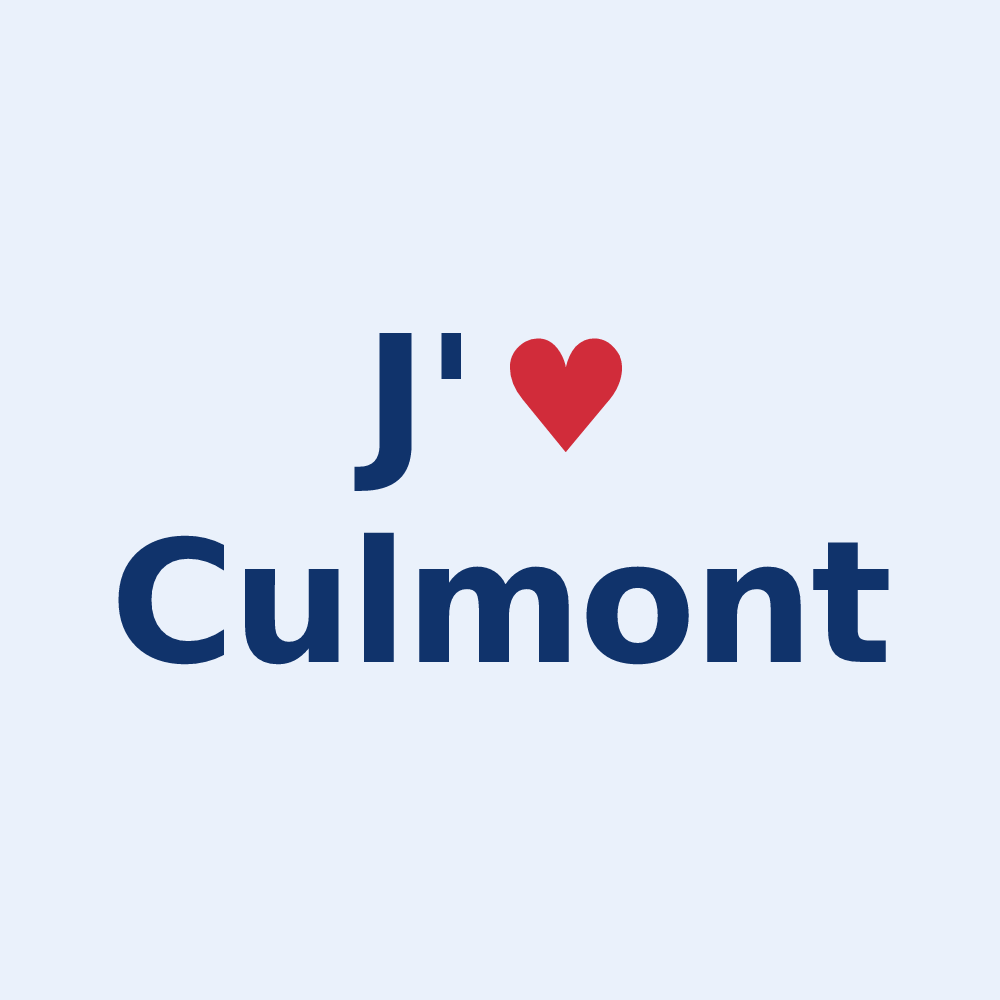 Sticker personnalisé Culmont — design J'aime Culmont