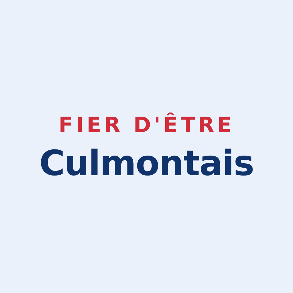 Sticker « Fier d'être Culmontais » — design pour Culmont