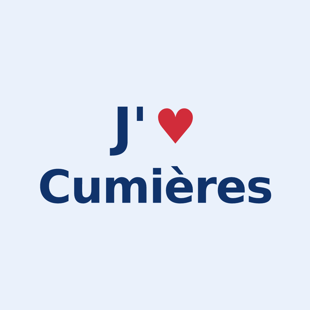 Sticker personnalisé Cumières — design J'aime Cumières