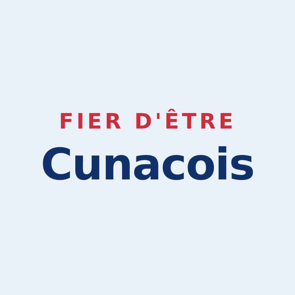 Sticker « Fier d'être Cunacois » — design pour Cunac