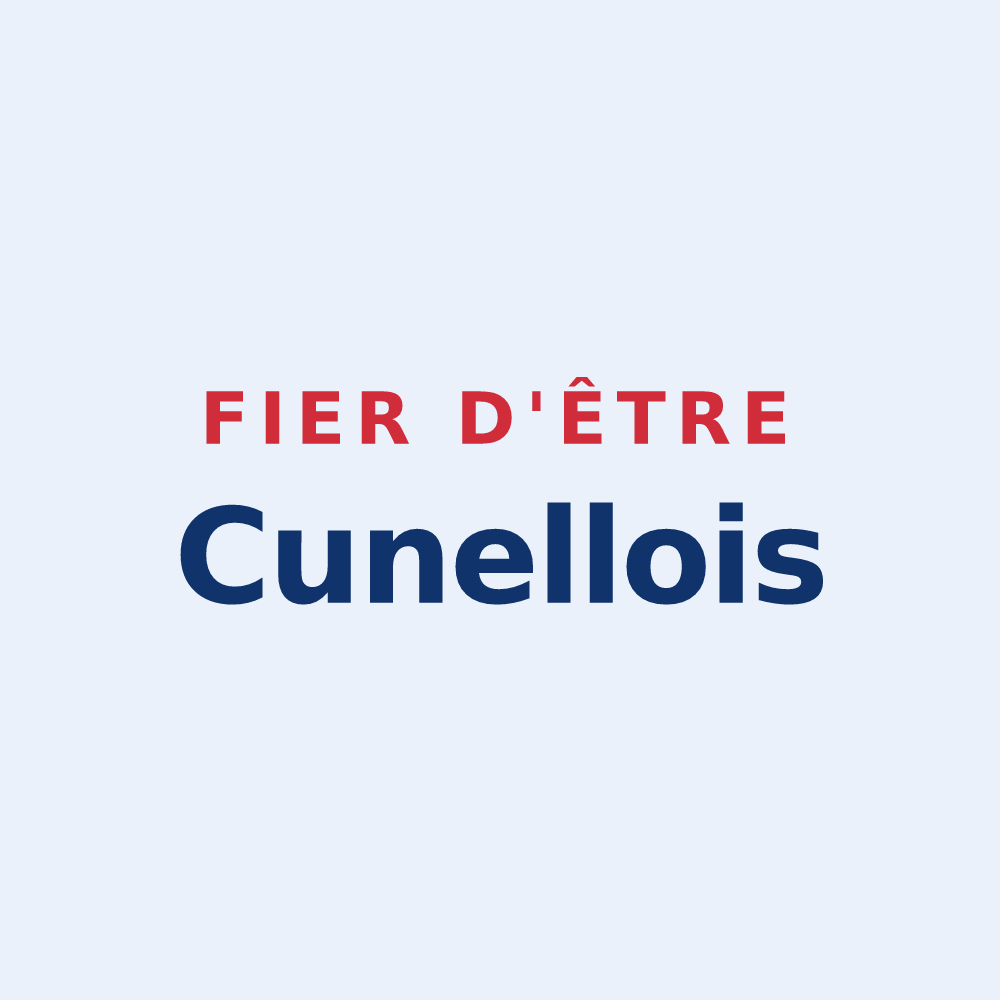 Sticker « Fier d'être Cunellois » — design pour Cunel