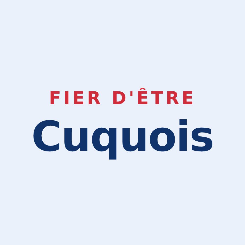 Sticker « Fier d'être Cuquois » — design pour Cuq