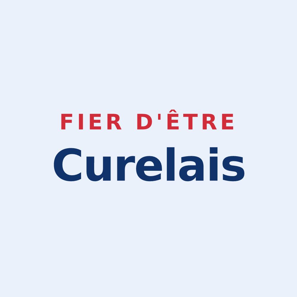 Sticker « Fier d'être Curelais » — design pour Curel