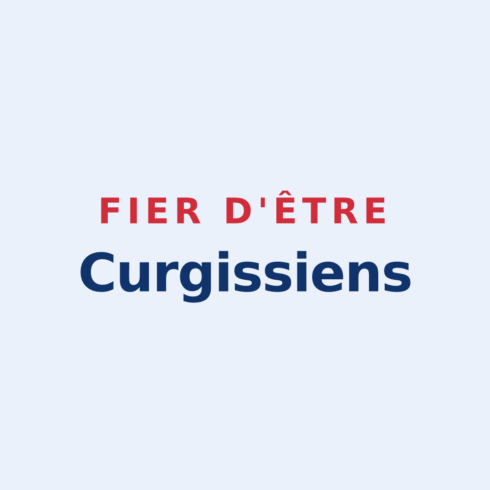Sticker « Fier d'être Curgissiens » — design pour Curgies