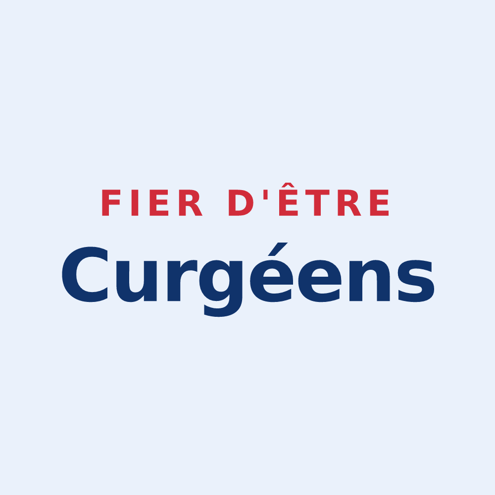 Sticker « Fier d'être Curgéens » — design pour Curgy