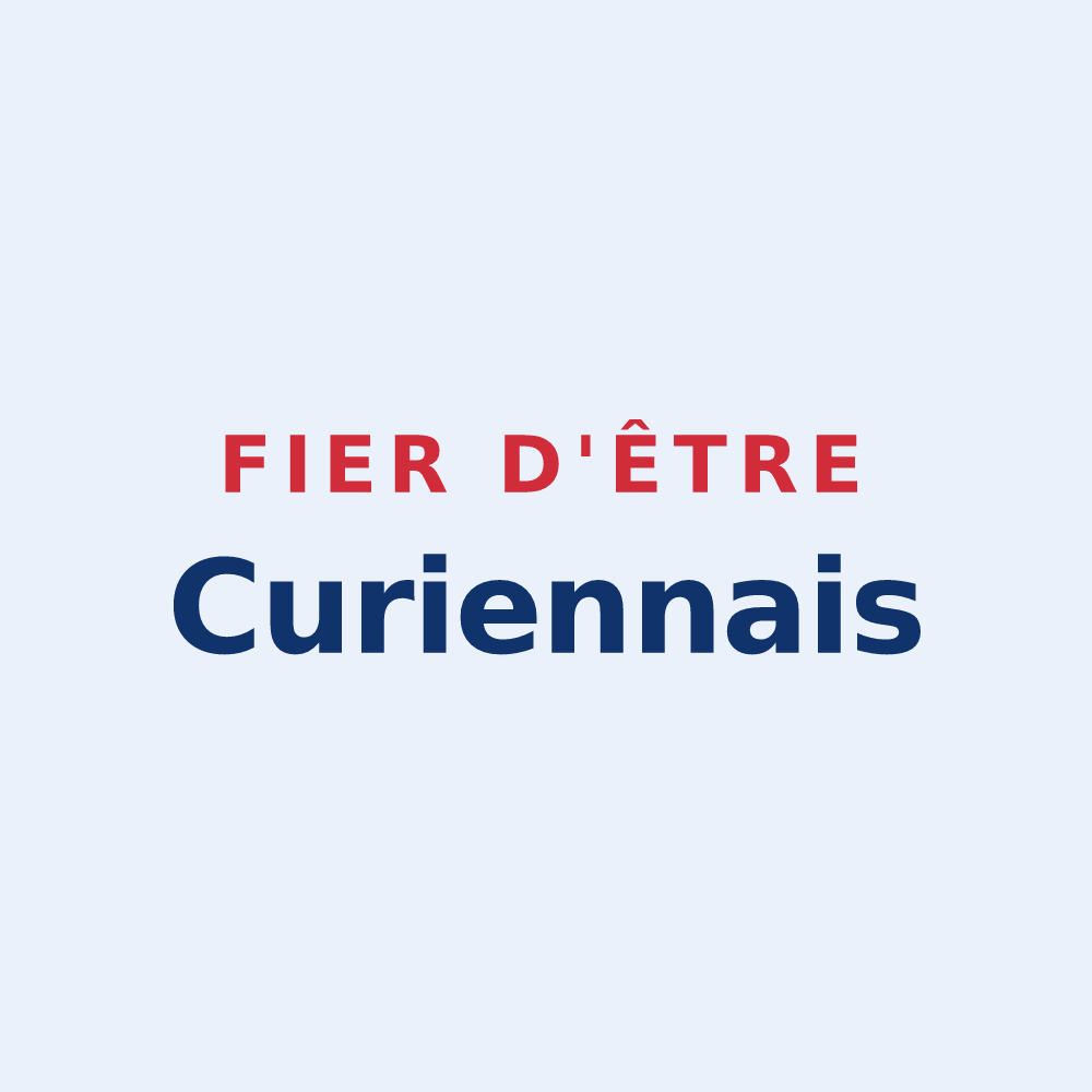 Sticker « Fier d'être Curiennais » — design pour Curienne