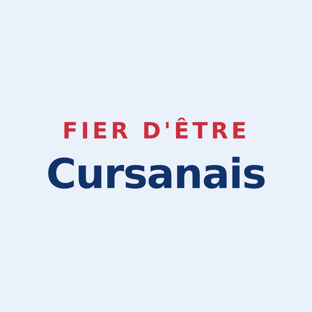 Sticker « Fier d'être Cursanais » — design pour Cursan