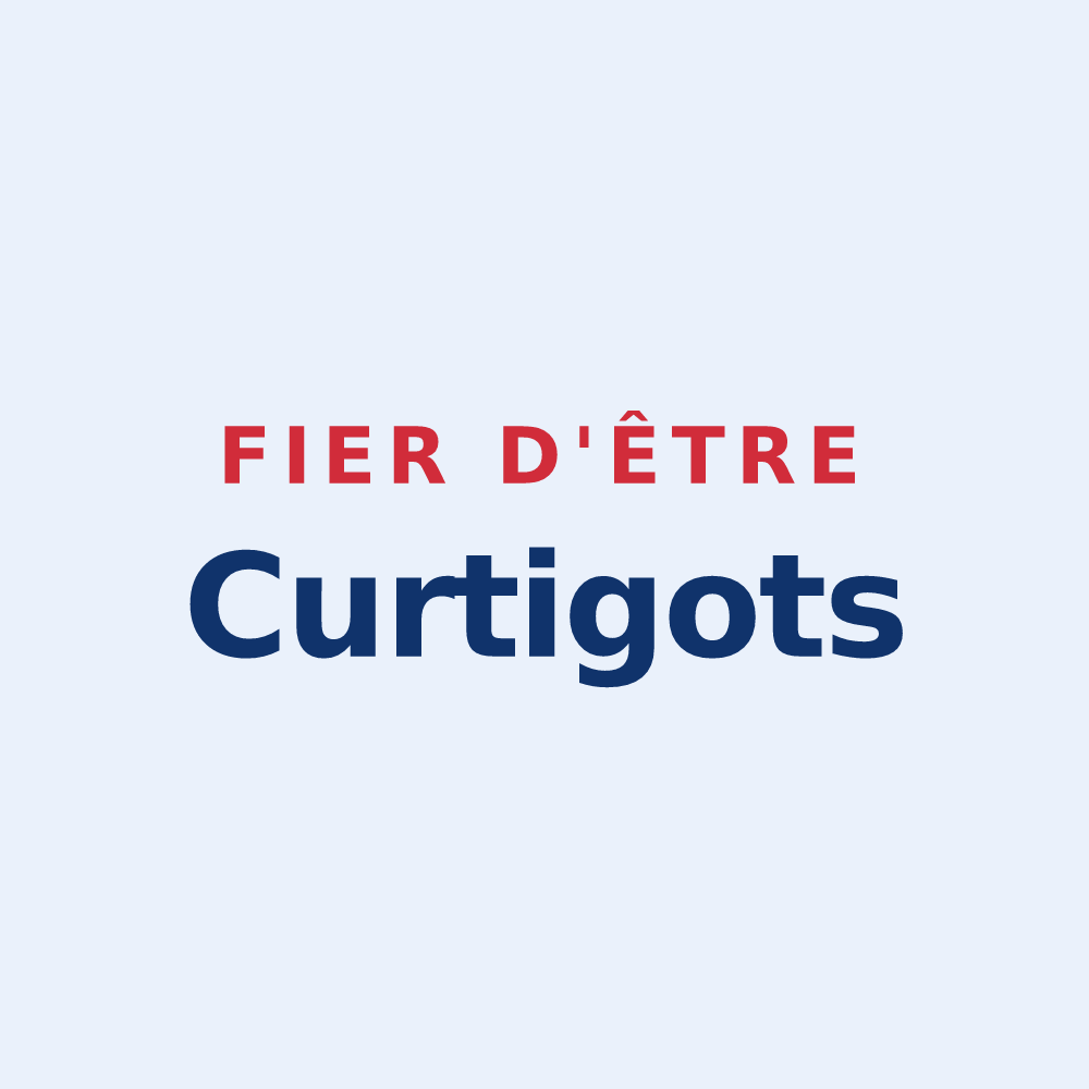 Sticker « Fier d'être Curtigots » — design pour Curtil-sous-Buffières