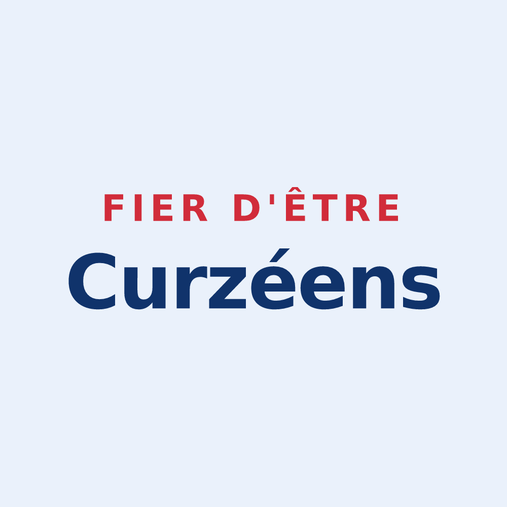 Sticker « Fier d'être Curzéens » — design pour Curzay-sur-Vonne