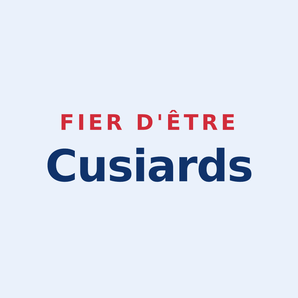 Sticker « Fier d'être Cusiards » — design pour Cusy