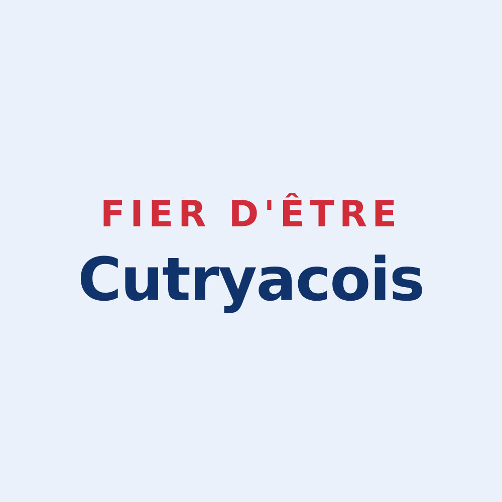 Sticker « Fier d'être Cutryacois » — design pour Cutry