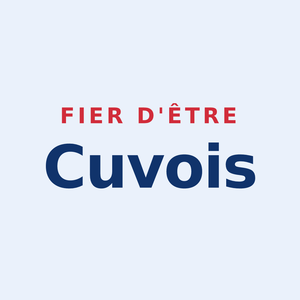 Sticker « Fier d'être Cuvois » — design pour Cuves
