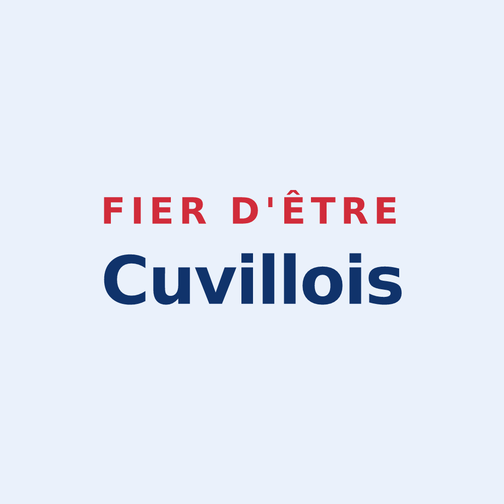 Sticker « Fier d'être Cuvillois » — design pour Cuvilly