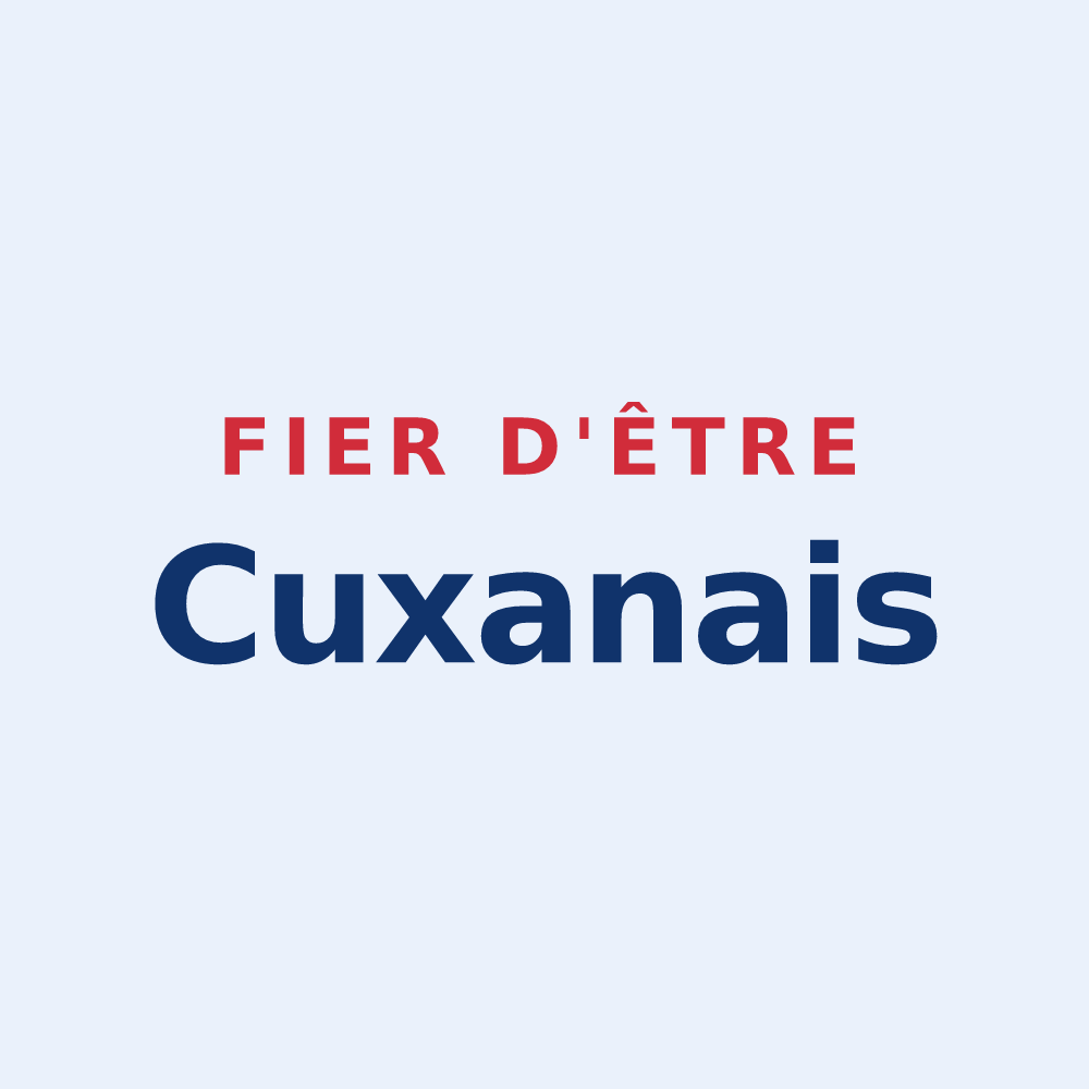 Sticker « Fier d'être Cuxanais » — design pour Cuxac-d'Aude