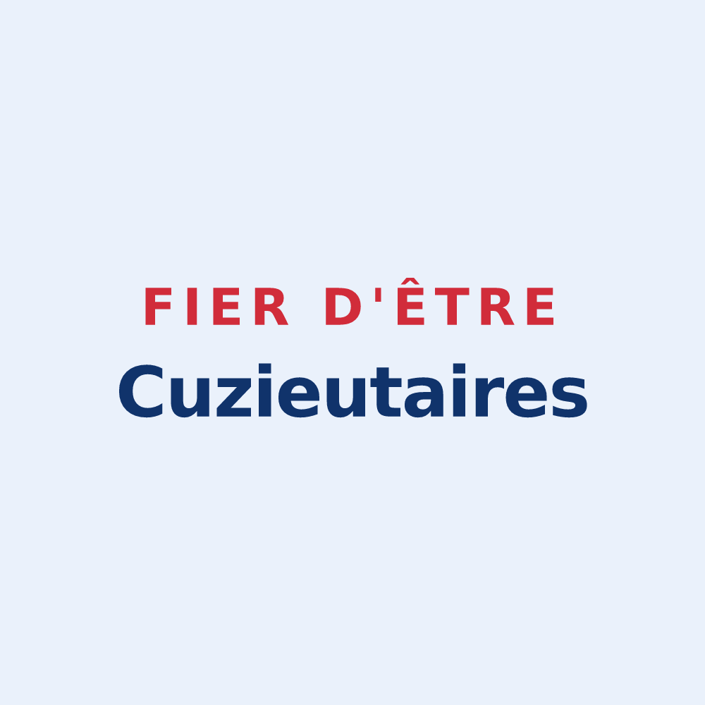 Sticker « Fier d'être Cuzieutaires » — design pour Cuzieu