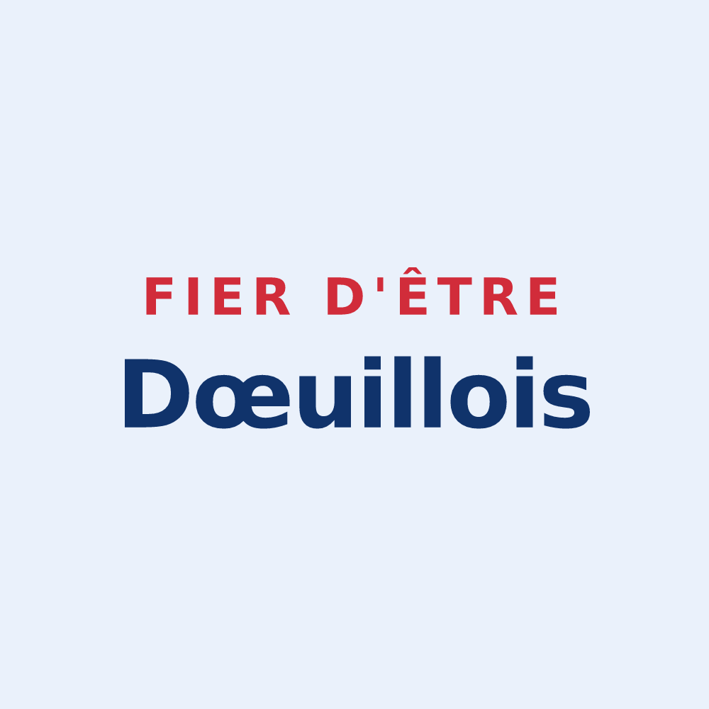 Sticker « Fier d'être Dœuillois » — design pour Dœuil-sur-le-Mignon