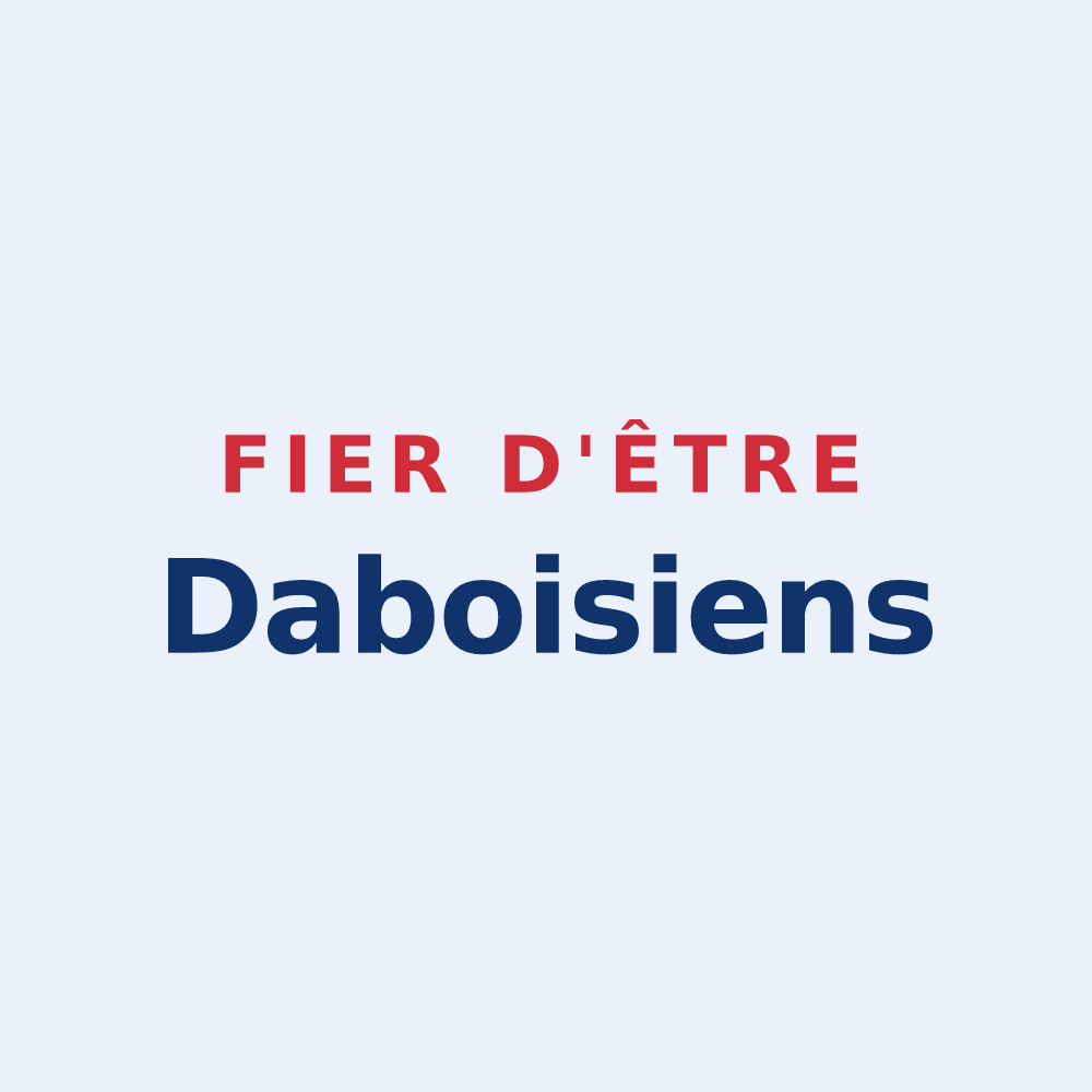 Sticker « Fier d'être Daboisiens » — design pour Dabo