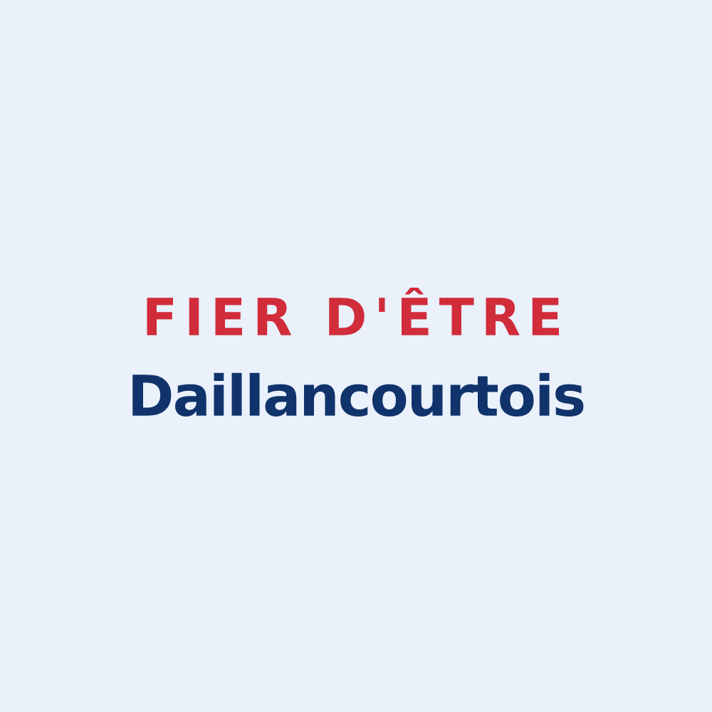 Sticker « Fier d'être Daillancourtois » — design pour Daillancourt