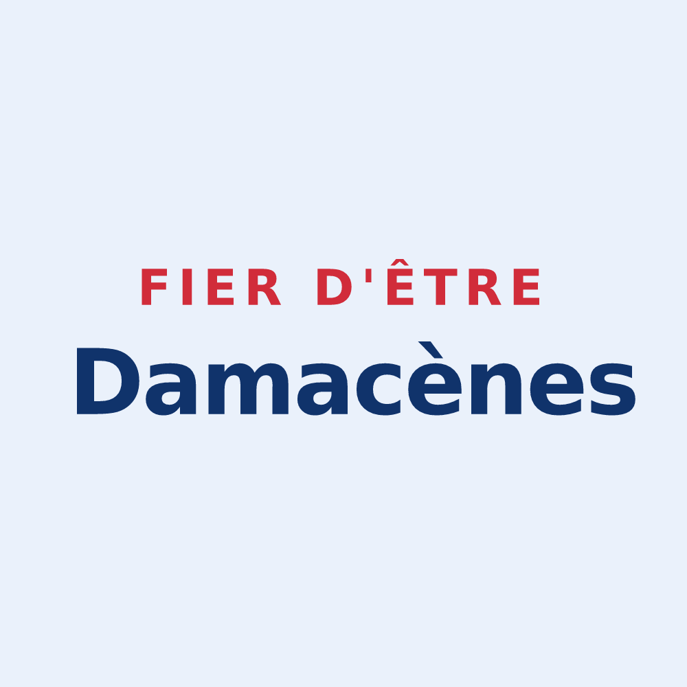 Sticker « Fier d'être Damacènes » — design pour Damas-et-Bettegney