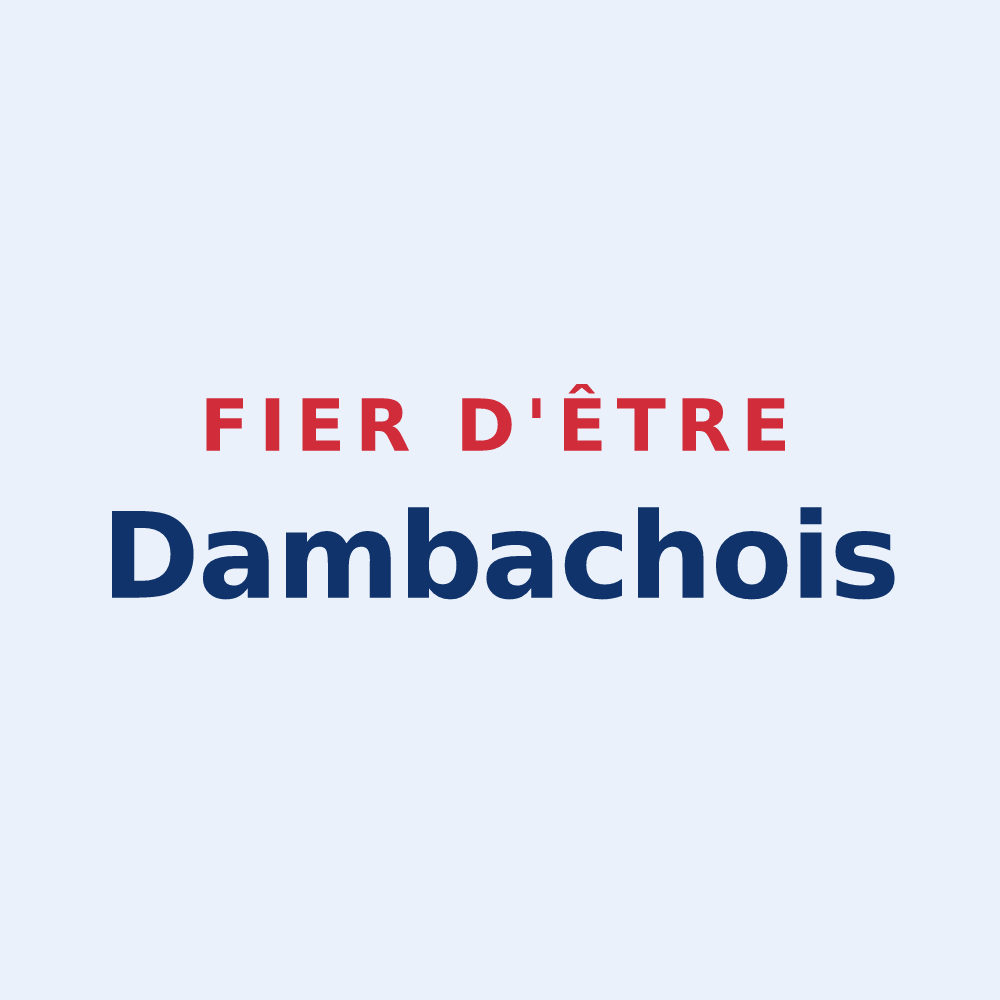 Sticker « Fier d'être Dambachois » — design pour Dambach