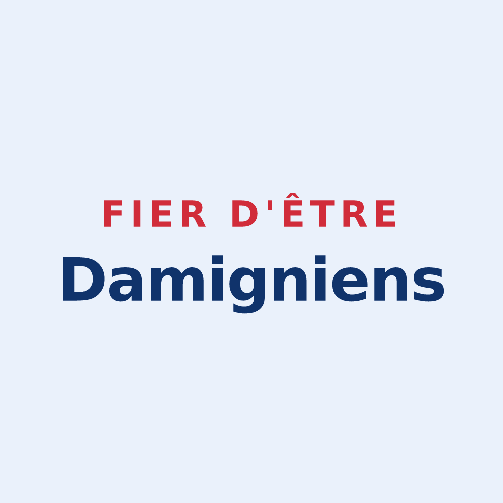 Sticker « Fier d'être Damigniens » — design pour Damigny