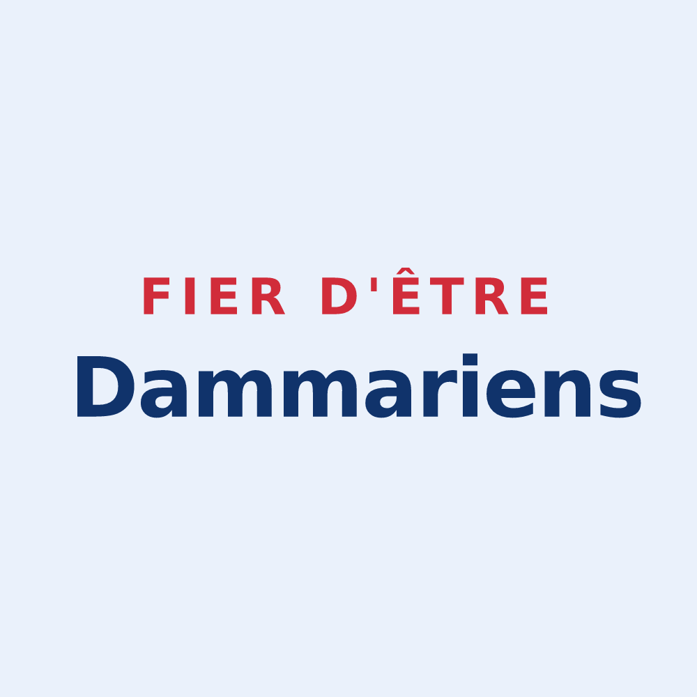 Sticker « Fier d'être Dammariens » — design pour Dammarie-les-Lys
