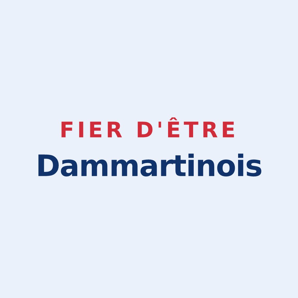 Sticker « Fier d'être Dammartinois » — design pour Dammartin-en-Serve