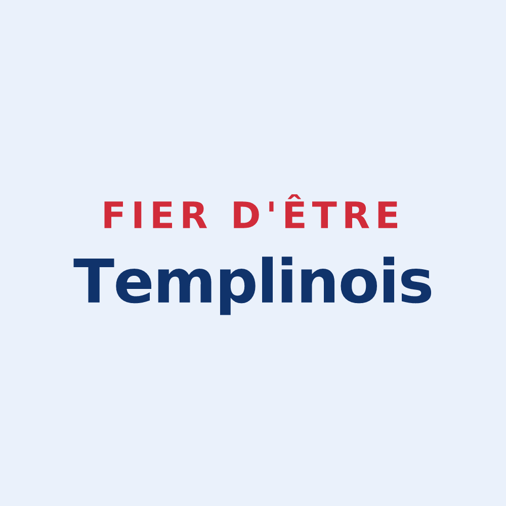Sticker « Fier d'être Templinois » — design pour Dammartin-les-Templiers