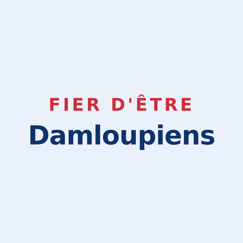 Sticker « Fier d'être Damloupiens » — design pour Dampleux