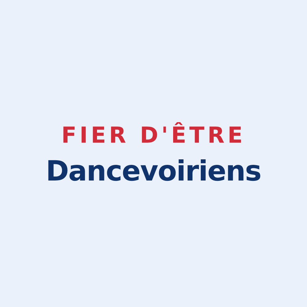 Sticker « Fier d'être Dancevoiriens » — design pour Dancevoir