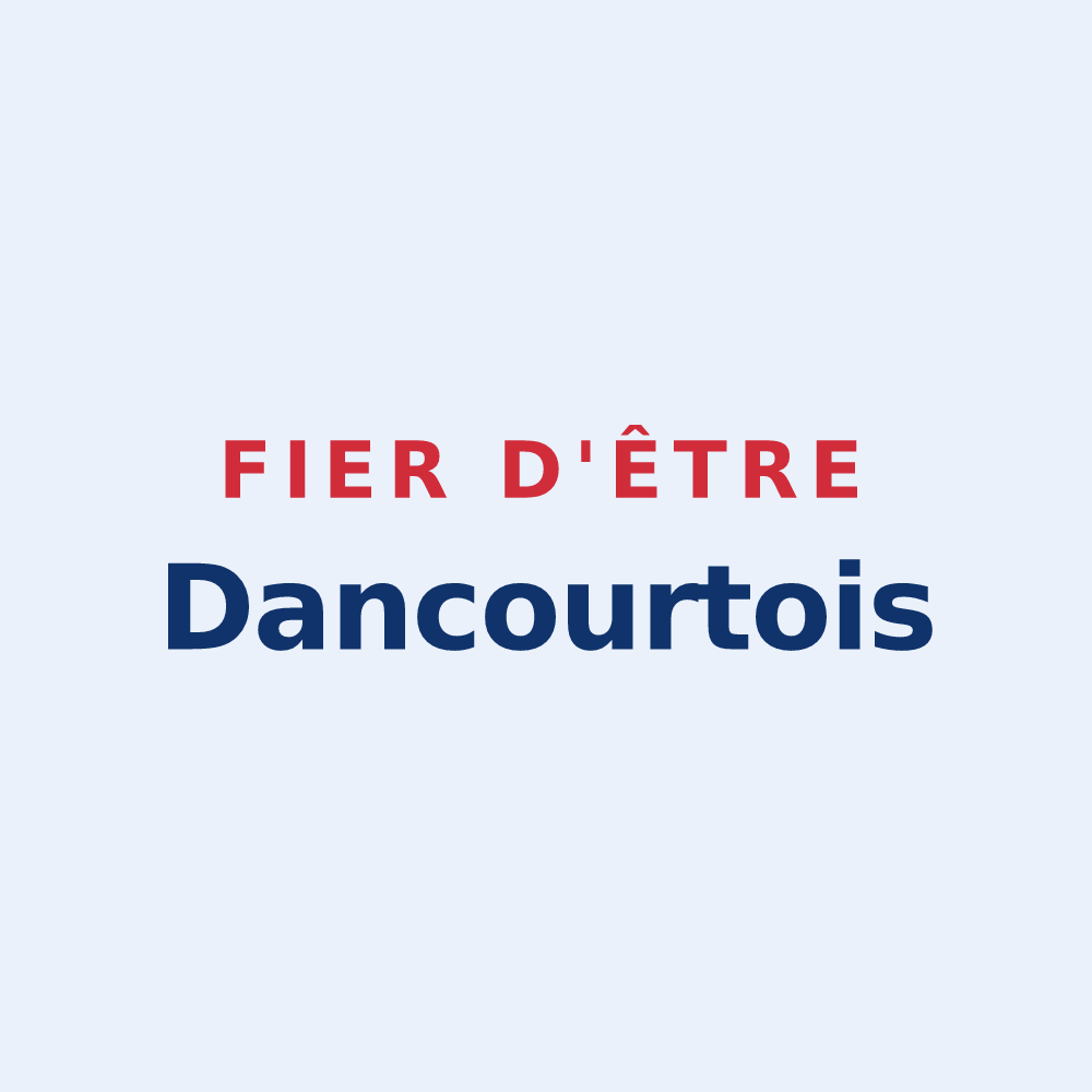 Sticker « Fier d'être Dancourtois » — design pour Dancourt