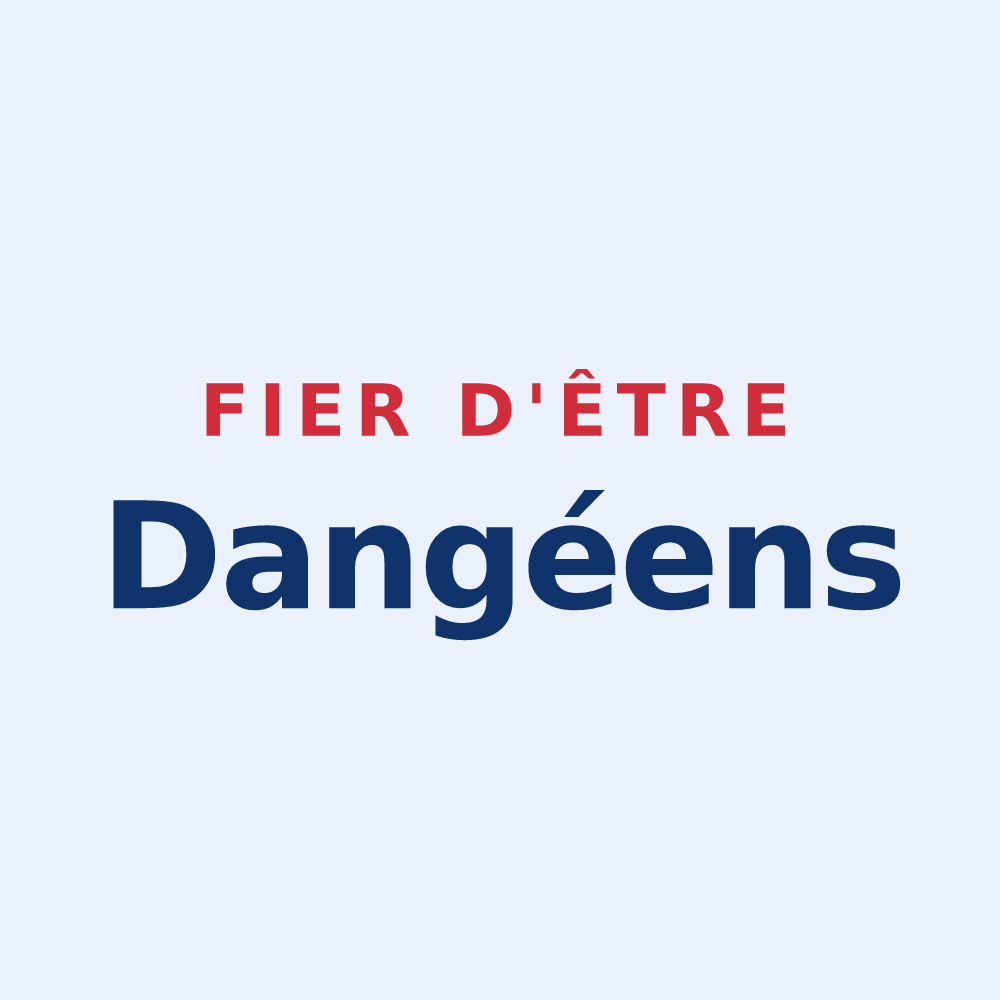 Sticker « Fier d'être Dangéens » — design pour Dangé-Saint-Romain