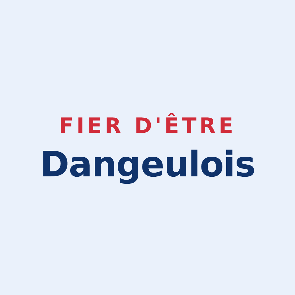 Sticker « Fier d'être Dangeulois » — design pour Dangeul