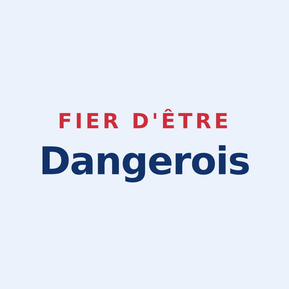 Sticker « Fier d'être Dangerois » — design pour Dangu