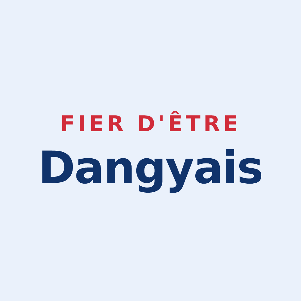 Sticker « Fier d'être Dangyais » — design pour Dangy