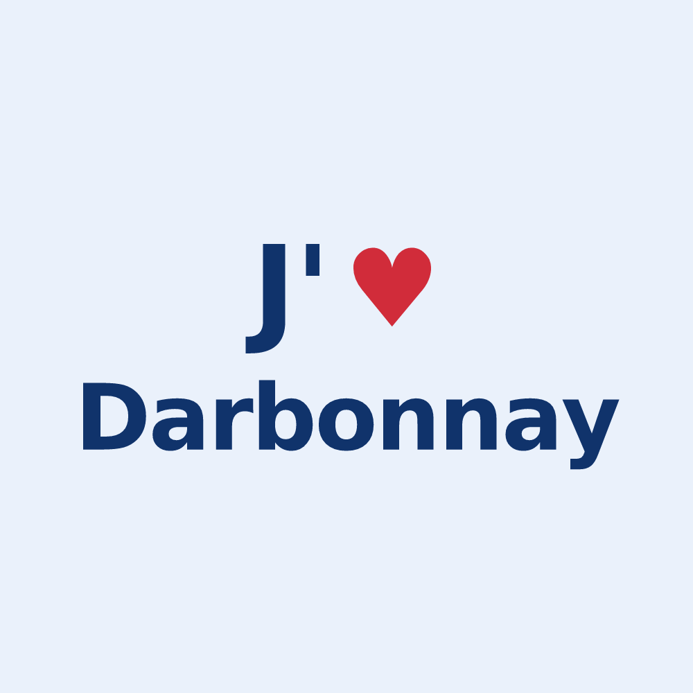 Sticker personnalisé Darbonnay — design J'aime Darbonnay