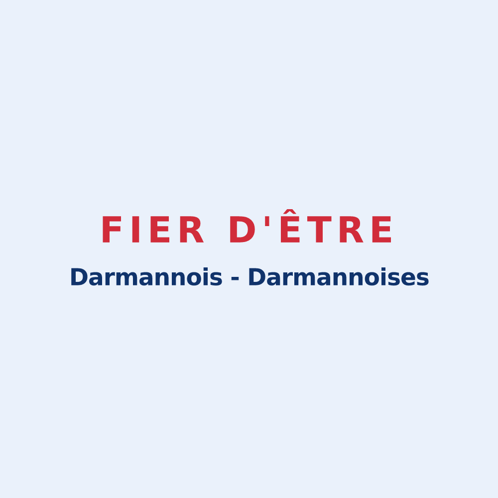 Sticker « Fier d'être Darmannois - Darmannoises » — design pour Darmannes