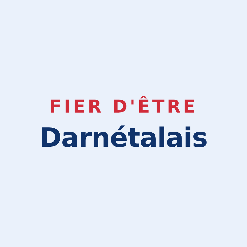 Sticker « Fier d'être Darnétalais » — design pour Darnétal