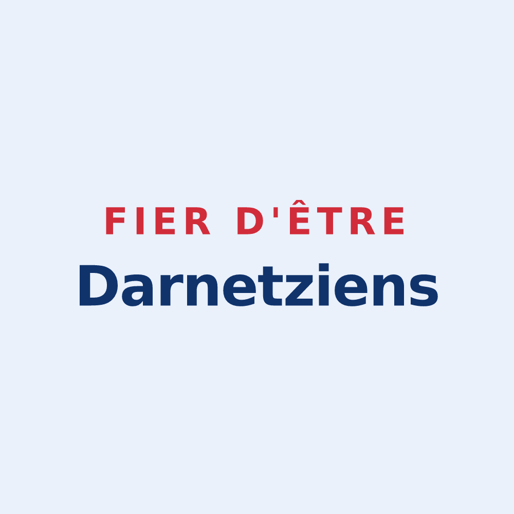 Sticker « Fier d'être Darnetziens » — design pour Darnets