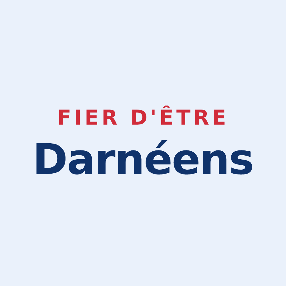 Sticker « Fier d'être Darnéens » — design pour Darney-aux-Chênes